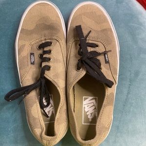CAMO VANS- skater sneakers Slightly used